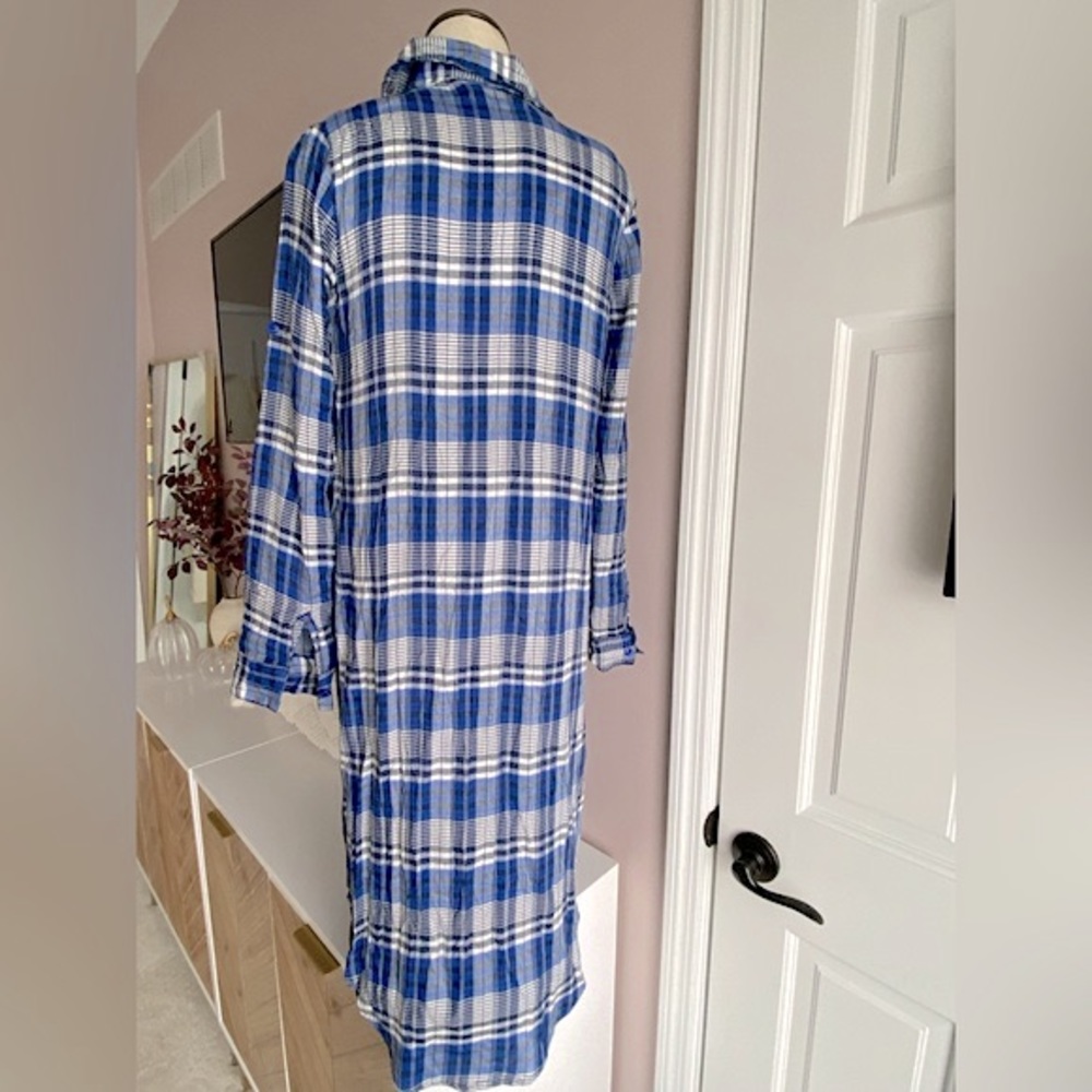 Thread Story plaid open front duster - Picture 7 of 10